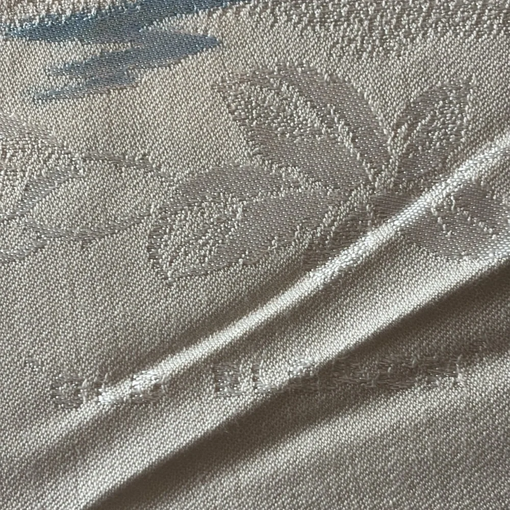 Vintage Old Bleach Linen Company Double Damask Tablecloth Pheasant Hunting